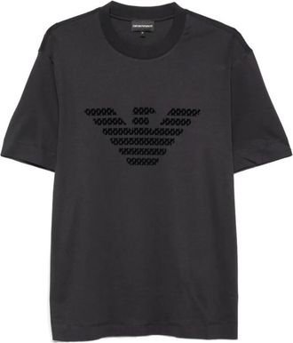Emporio Armani Navy Blue Crew Neck T-Shirt