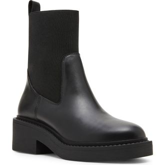 Blondo Frankie Waterproof Chelsea Boot in Black Leather at Nordstrom Rack, Size 9.5