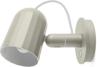 HAY Noc Wall Wandleuchte Button, off-white