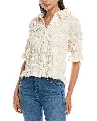 Nanette Lepore Ruffle Shirt