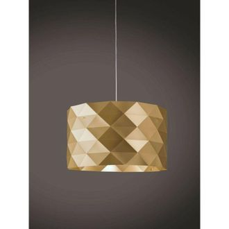 Linea Zero Suspensi&oacute;n 5 Luces New Gold En Metal Cromado Cm. 40x25h