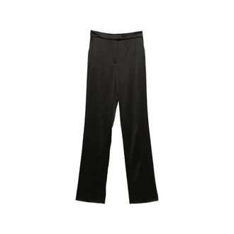 Valentino Straight Trousers, female, Black, Size: XS Straight Trousers