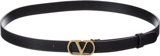 Valentino Vlogo Signature Leather Belt