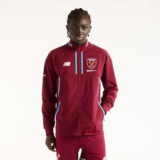 New Balance West Ham United Uomo New Balance 26/27 Match Jacket in Bordeaux, Poliestere, Taglia L