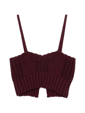 Forte_Forte Bralette Cable Cotone