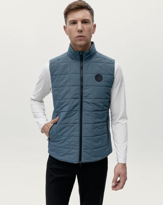 Born Living Yoga Vest Merrit Stormy Grey