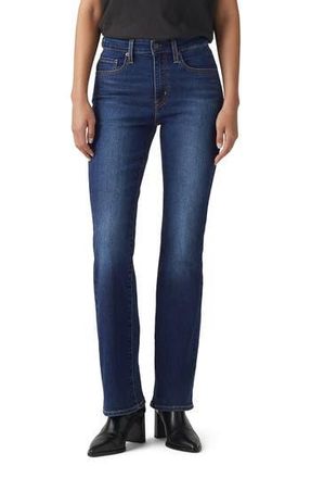 Levi's 725 High Waist Bootcut Jeans in Eternal Indigo Dark at Nordstrom Rack, Size 33 X 32