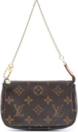 Louis Vuitton Pre-owned Shoulder Bags, female, Brown, Size: ONE SIZE Pre-owned Chain Handle Bag