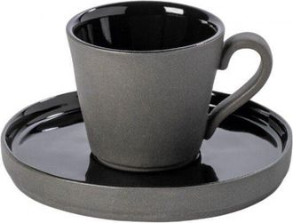 Costa Nova 12-teiliges Espresso-Set Lagoa Eco-Grés - Black