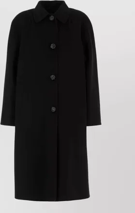Prada cashmere virgin wool single-breasted coat