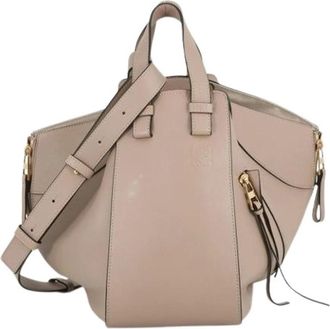 Loewe Pre-owned Hammock Handbag - Dames - Vintage Handtas - Beige - ONE Size - Leer - Vintage