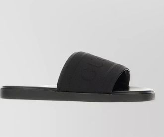 Gucci flat sole open toe slide sandals