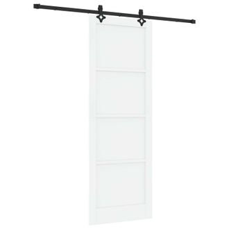 vidaXL Puerta Corredera Orkdal Blanco 83 X 232 Cm Vidaxl