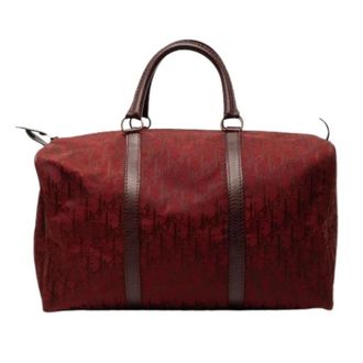Dior Pre-owned Boston Bag - Dames - Vintage Weekendtas - Rood - ONE Size - Leer - Vintage