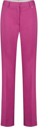 Fab By Fabienne Chapot High-Waisted Stretch Broek - Dames - Straight fit broeken - Roze - S - Broeken