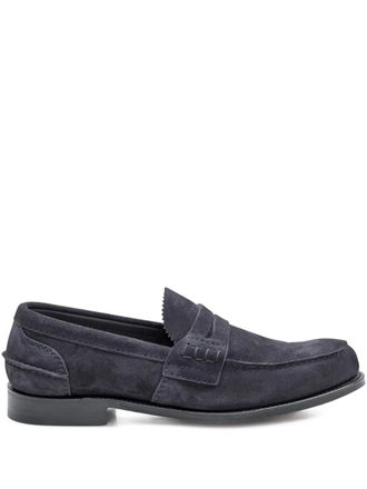 Churchs suede loafers - Blue