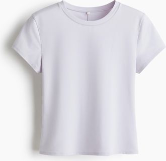 H&M Sportshirt mit DryMove - Flieder