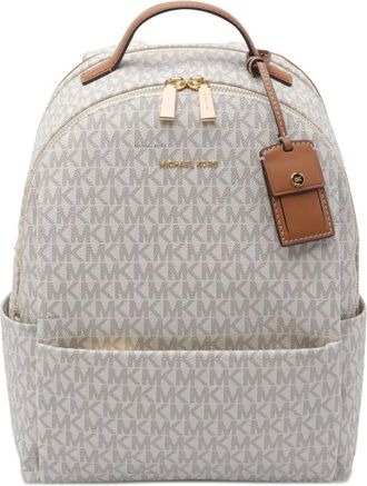 Michael Michael Kors Zaino con monogramma - Bianco