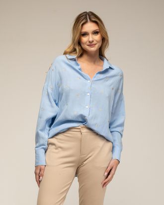 Tantra Geborduurd sterrenshirt