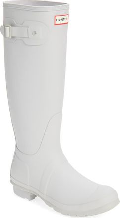 Hunter Original Tall Waterproof Rain Boot in Light Gray at Nordstrom, Size 11