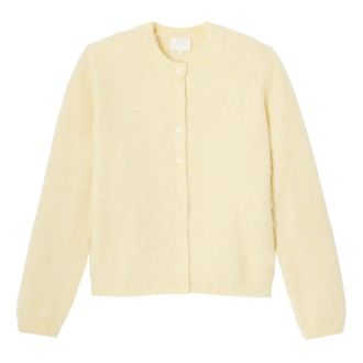A.P.C. Marion Cardigan - female - A.P.C. - Cardigans - Yellow - L - Knitwear