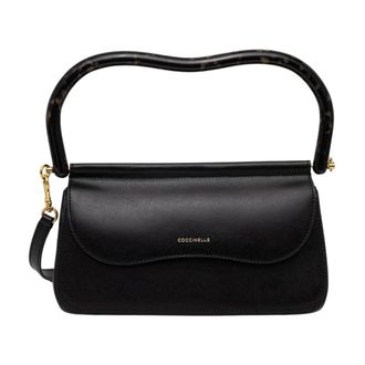 Coccinelle Tassen, Dames, Zwart, ONE Size, Leer, Cora Crossbody