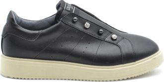 Liu Jo Beige Diagonal Gestreepte Sneakers - Dames - Sneakers - Zwart - 36 EU - Schoenen