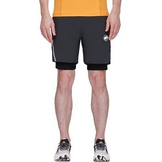 Mammut Aenergy Tr 2 In 1 Short - Mens in Black at Nordstrom, Size 34