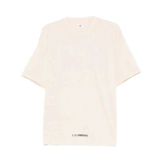 C.P. Company C.p. Company - T-Hemden - Heren - Tops - Beige - Maat: XL