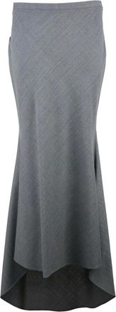 Philosophy di Lorenzo Serafini Dames, Rokken, Grijs, Maat: M Wol