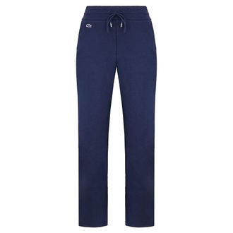 Lacoste Stretch Waist Mens Navy Track Pants - Blue Cotton - Size 36 (Waist)