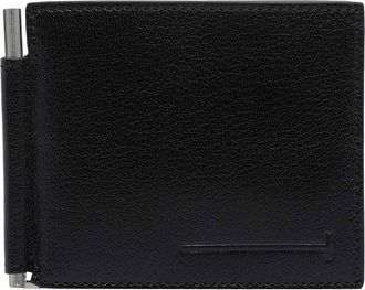Tom Ford Black T-Lime Money Clip Wallet