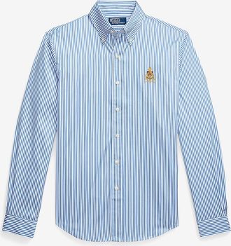 Polo Ralph Lauren Gestreiftes Hemd mit Stickerei Classic Fit Crest