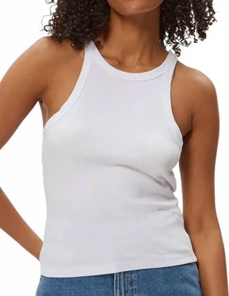 Michael Stars Hayes Tank Top In White