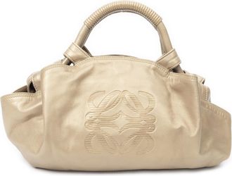 Loewe Pre-owned Womens Aire Brisa Hobo Shoulder Bag - Gold - One Size