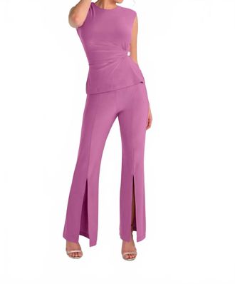Frank Lyman Design Knit Pant In Purple