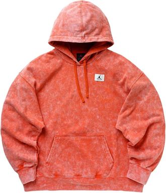 Nike Jordan Felpa con cappuccio Flight Washed Fleece - - Sport - Donna - Arancione - S