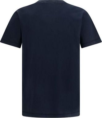 Stone Island Mens Blue Cotton T-Shirt