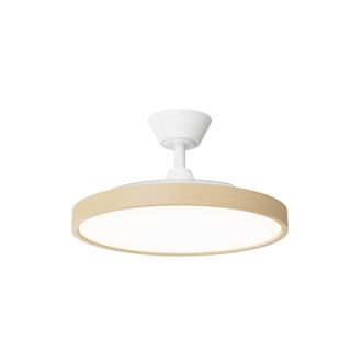 Sulion Ventilador de techo retráctil roble - bombay