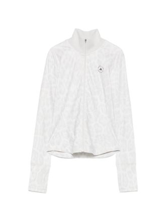 adidas by Stella McCartney Felpa con zip e logo Adidas By Stella Mccartney