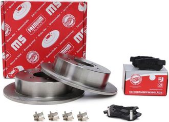 OEM Juego De Discos Y Pastillas De Freno Trasero Hyundai Santa F&eacute; I, Trajet, Highway Van, Tucson, Kia Sportage