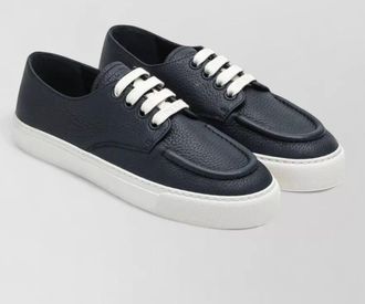Prada leather low-top sneakers