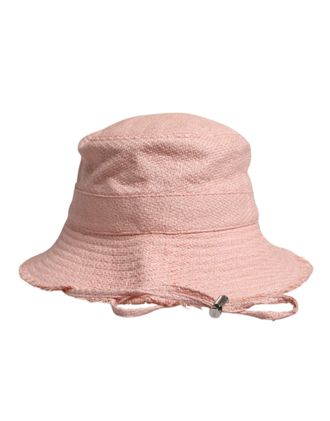 Dolce & Gabbana HAT9757 Cotton Wide Brim Bucket Hat - Pink