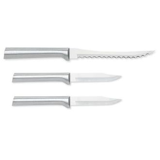 Rada Cutlery 3.25-Inch Regular Paring Knife & 5-Inch Tomato Slicer Stainless Steel Serrated Blade in Silver at Nordstrom