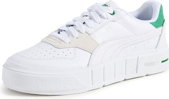 Puma Womens Cali Court Match Sneakers, White-archive Green, 7.5 UK
