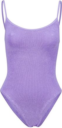 Hunza G Pamela Zwempak - Dames - Badpakken - Paars - ONE Size - Badmode
