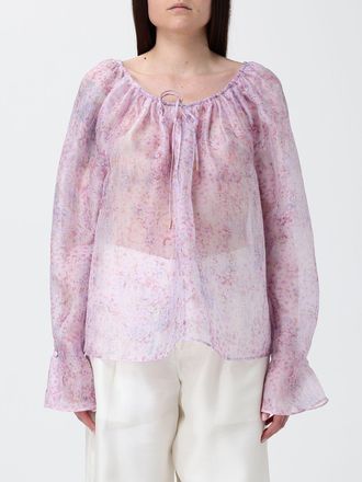 Alberta Ferretti Blusa Alberta Ferretti in seta con stampa floreale