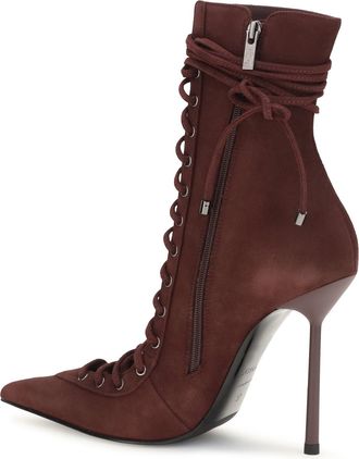 Le Silla Womens Ankle Boots Colette Cherry Calf Leather