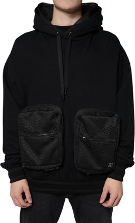 Dolce & Gabbana Cotton-Nylon Blend Hoodie - Black