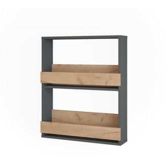 Vicco Estante Para Copas De Vino Repose, Oro Power Roble/antracita, 60 X 72 Cm, Vicco